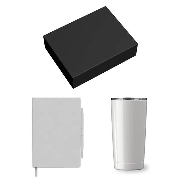 Gift Set includesBRP921 - SMALL JOURNAL GIFT BOX  TUMBLER CUTOUTBRST3204... from ASI 88660 Spector & Co.