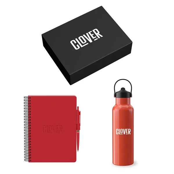 Gift Set includesBRP920 - SMALL JOURNAL GIFT BOX  BOTTLE FITBRST3204... from ASI 88660 Spector & Co.