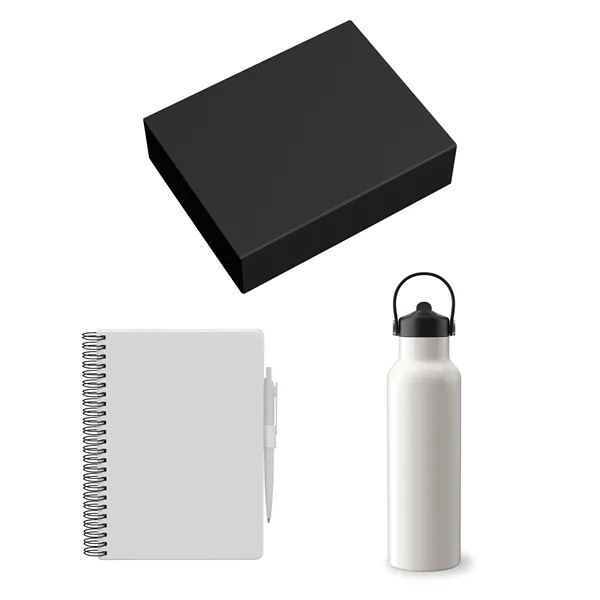 Gift Set includesBRP920 - SMALL JOURNAL GIFT BOX  BOTTLE FITBRST3204... from ASI 88660 Spector & Co.