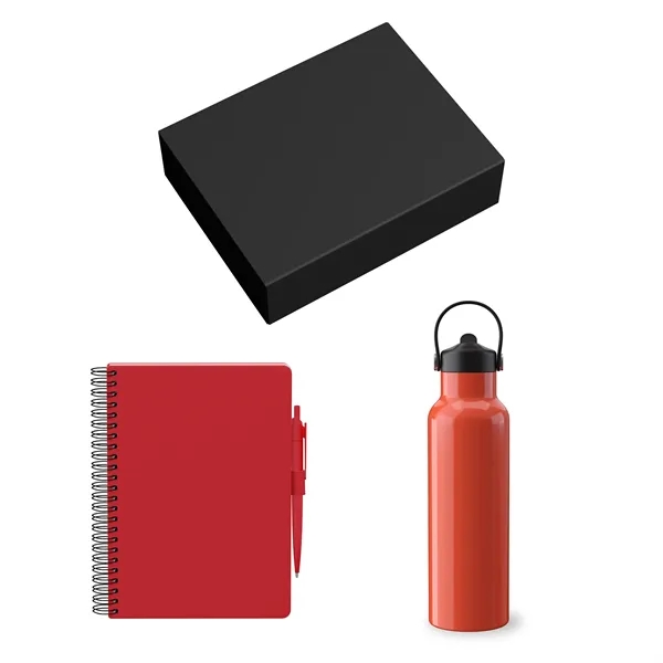 Gift Set includesBRP920 - SMALL JOURNAL GIFT BOX  BOTTLE FITBRST3204... from ASI 88660 Spector & Co.