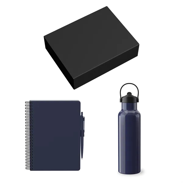 Gift Set includesBRP920 - SMALL JOURNAL GIFT BOX  BOTTLE FITBRST3204... from ASI 88660 Spector & Co.