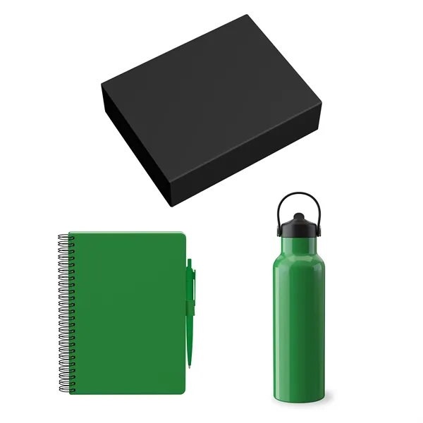 Gift Set includesBRP920 - SMALL JOURNAL GIFT BOX  BOTTLE FITBRST3204... from ASI 88660 Spector & Co.