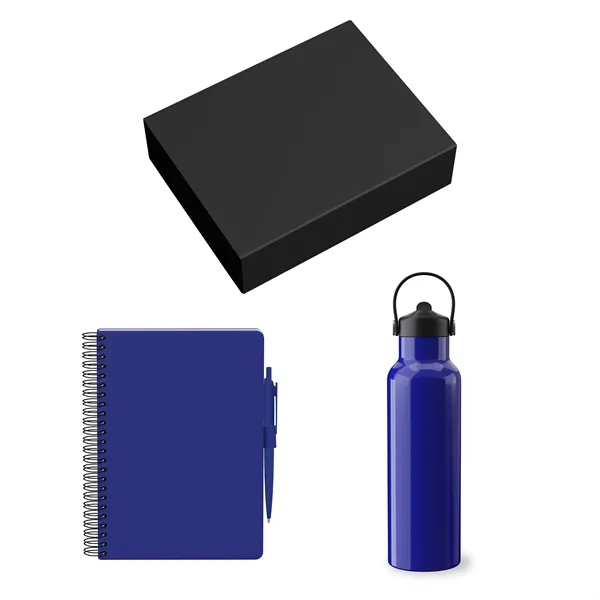 Gift Set includesBRP920 - SMALL JOURNAL GIFT BOX  BOTTLE FITBRST3204... from ASI 88660 Spector & Co.