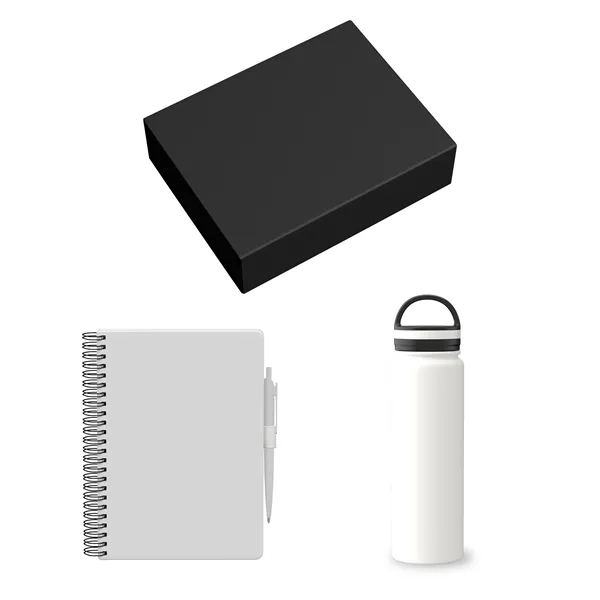 Gift Set includesBRP920 - SMALL JOURNAL GIFT BOX  BOTTLE FITBRST3204... from ASI 88660 Spector & Co.