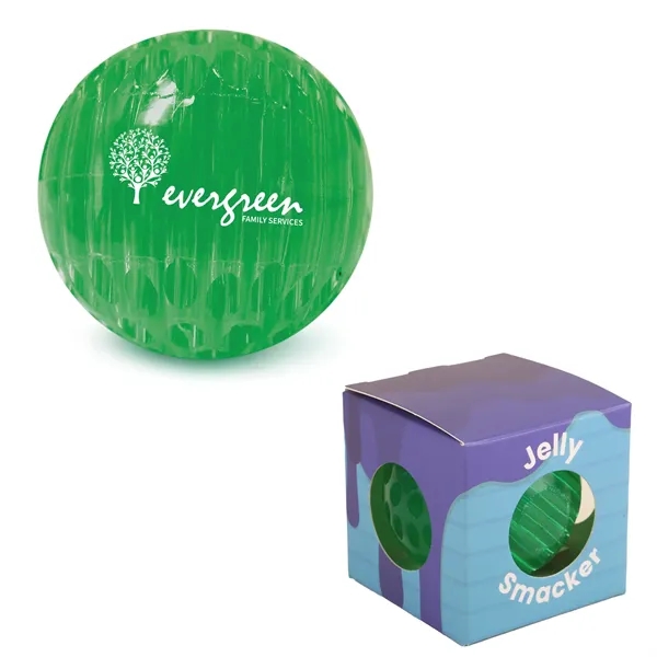 Bright, translucent stress relieving Jelly Smacker squeeze ball provides a pleasant... from ASI 61966 HPG / Mixie