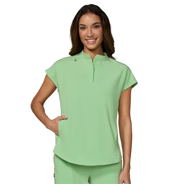 Next Gen - Women's Two-Pocket Button Closure Scrub Top... from ASI 86018 Scrub Authority