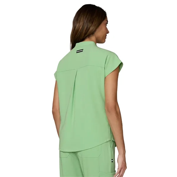 Next Gen - Women's Two-Pocket Button Closure Scrub Top... from ASI 86018 Scrub Authority