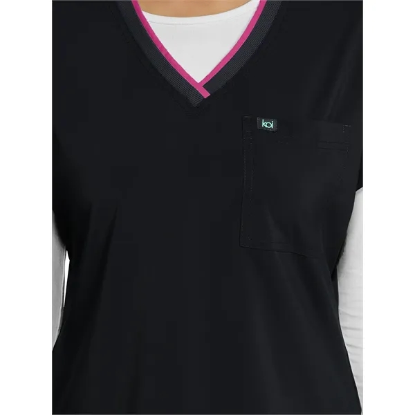 koi- Basics - Women's One-Pocket V-Neck McKenna Scrub Top... from ASI 86018 Scrub Authority