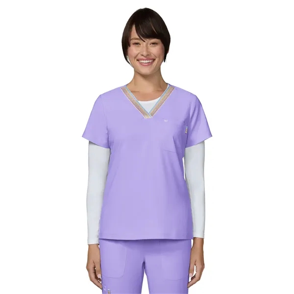 koi - Lite - Women's One-Pocket V-Neck Scrub Top... from ASI 86018 Scrub Authority