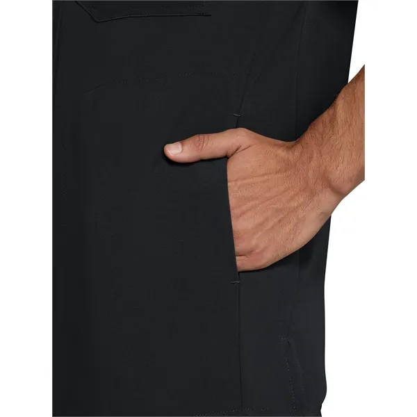 koi - Next Gen - Men's Three-Pocket Henley Neck Scrub Top... from ASI 86018 Scrub Authority