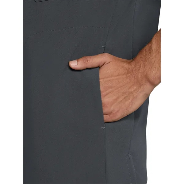 koi - Next Gen - Men's Three-Pocket Henley Neck Scrub Top... from ASI 86018 Scrub Authority