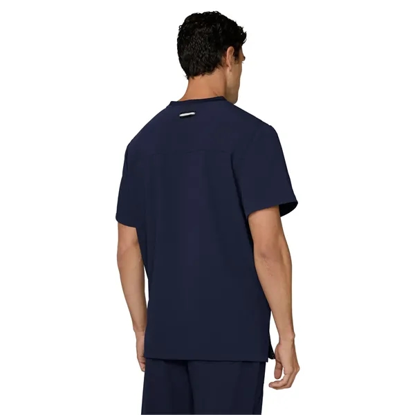 koi - Next Gen - Men's Three-Pocket Henley Neck Scrub Top... from ASI 86018 Scrub Authority