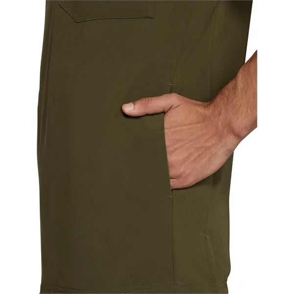 koi - Next Gen - Men's Three-Pocket Henley Neck Scrub Top... from ASI 86018 Scrub Authority