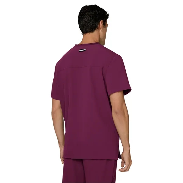 koi - Next Gen - Men's Three-Pocket Henley Neck Scrub Top... from ASI 86018 Scrub Authority