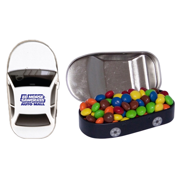 Car Mint Tin. Car Shaped Tin Filled With Your Choice Of... from ASI 61125 Hit Promotional Products