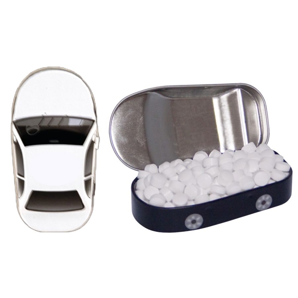 Car Mint Tin. Car Shaped Tin Filled With Your Choice Of... from ASI 61125 Hit Promotional Products