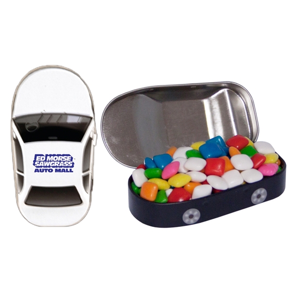 Car Mint Tin. Car Shaped Tin Filled With Your Choice Of... from ASI 61125 Hit Promotional Products