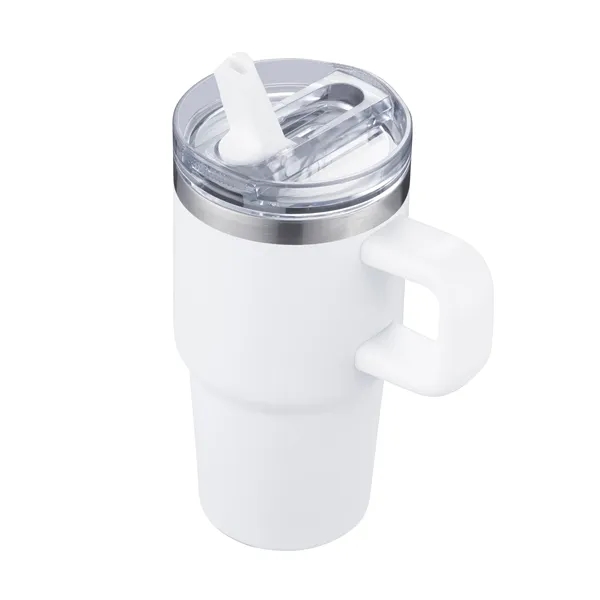 20oz vacuum mug with lid and straw built for daily travel.... from ASI 99030 Zipline / Zipline Zipline®
