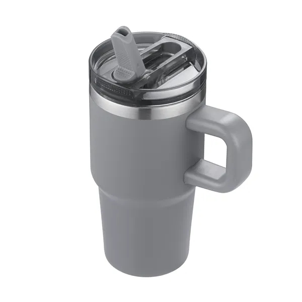 20oz vacuum mug with lid and straw built for daily travel.... from ASI 99030 Zipline / Zipline Zipline®