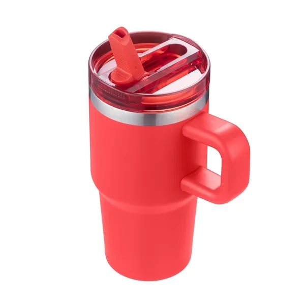 20oz vacuum mug with lid and straw built for daily travel.... from ASI 99030 Zipline / Zipline Zipline®