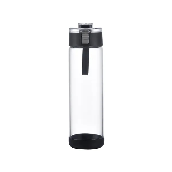 22 oz glass bottle with locking lid and silicone base.... from ASI 99030 Zipline / Zipline Zipline®