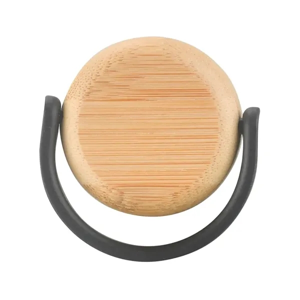 21 oz glass bottle with bamboo lid and stripe.... from ASI 99030 Zipline / Zipline Zipline®