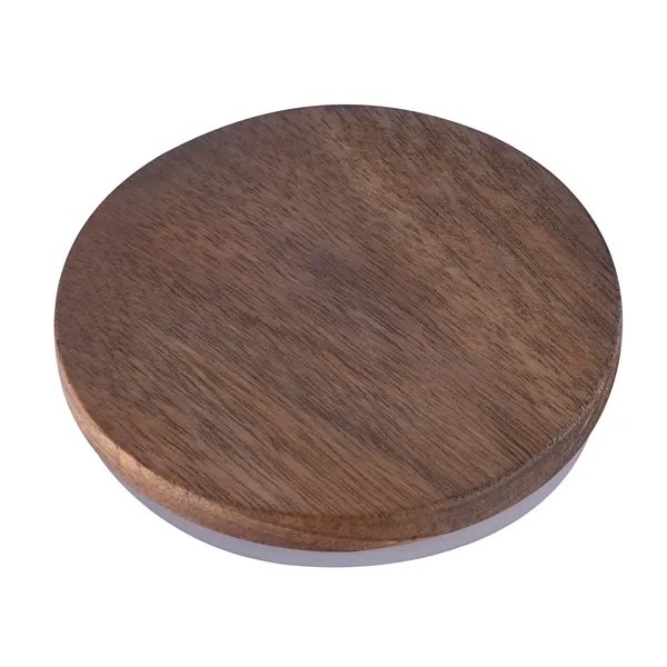 18 oz ceramic mug with sleek wooden lid.... from ASI 99030 Zipline / Zipline Zipline®