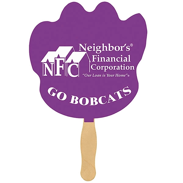 White standard hand fan made of 16-point board stock with a... from ASI 43051 CPS / Keystone CPS CPS/Keystone