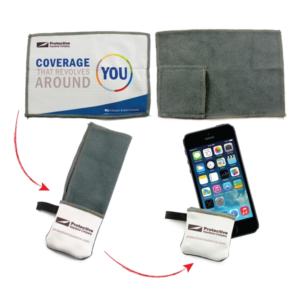 Terry cloth pouch can be clipped onto keys, purse, back pack... from ASI 90807 Tekweld