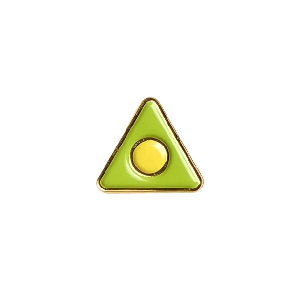 Custom shape die struck soft enamel lapel pin.... from ASI 61966 HPG / BCG Creations HPG Gold