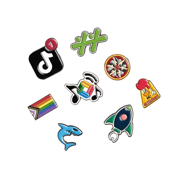 Custom shape die struck soft enamel lapel pin.... from ASI 61966 HPG / BCG Creations HPG Gold
