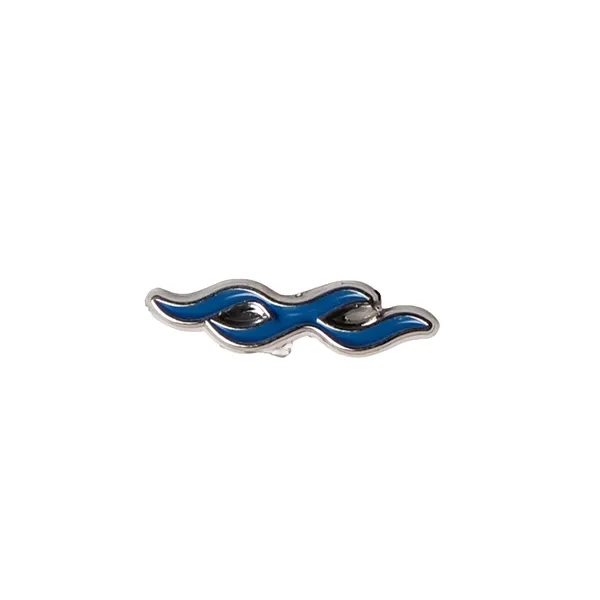 Custom shape die struck soft enamel lapel pin.... from ASI 61966 HPG / BCG Creations HPG Gold