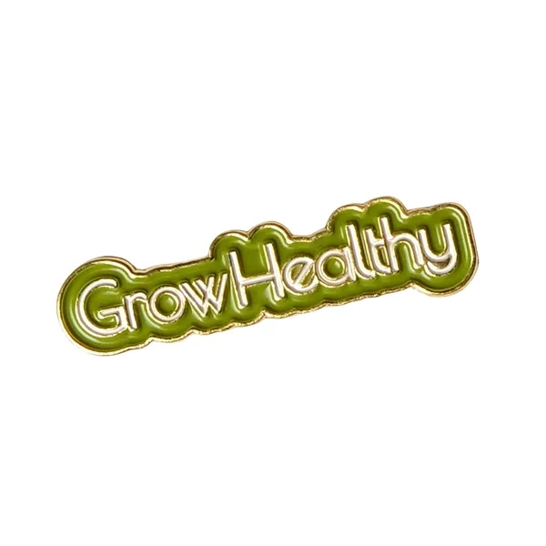 Custom shape die struck soft enamel lapel pin.... from ASI 61966 HPG / BCG Creations HPG Gold