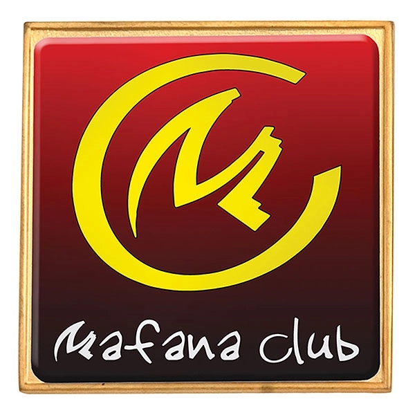 Square gold aluminum lapel pin offered in two sizes with a... from ASI 43051 CPS / Keystone CPS CPS/Keystone