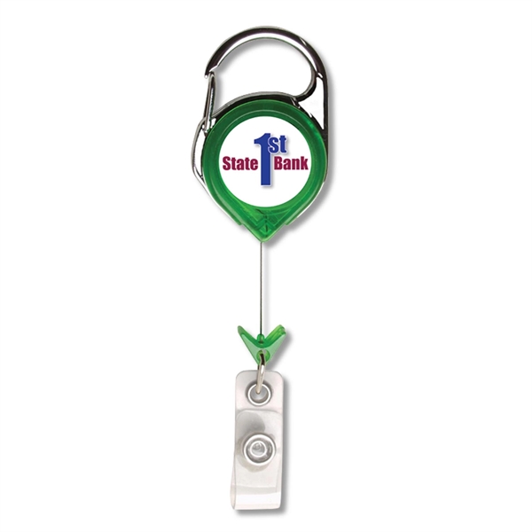 Carabiner Retractable Badge Reel... from ASI 52550 Erell Manufacturing Company