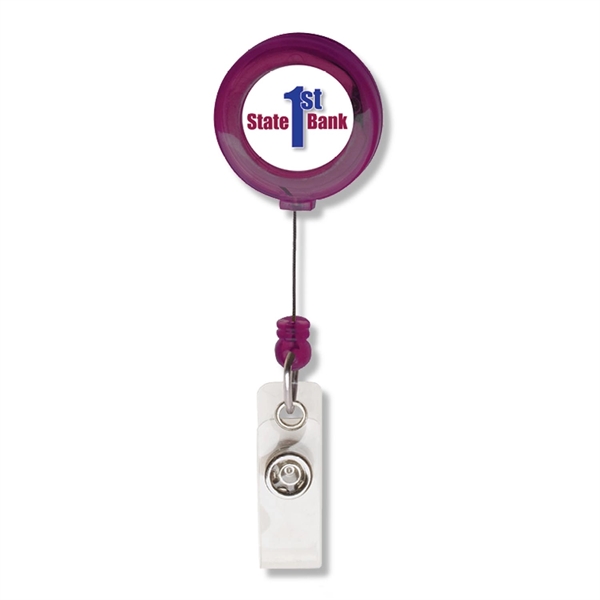 Round Retractable Badge Reel... from ASI 52550 Erell Manufacturing Company