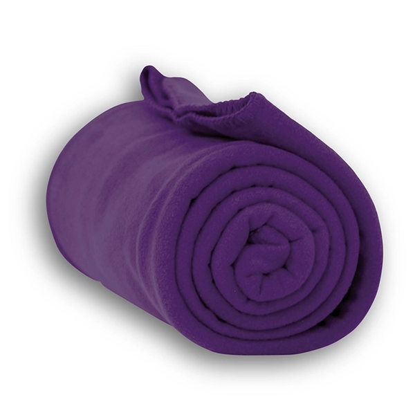 Anti pill fleece blanket. 100% polyester 260 gsm (16 oz) polar... from ASI 30112 ACE Products / Ace Line