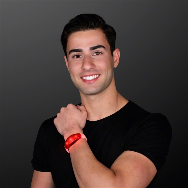 Steady LED Illumination Stretch Bracelet; Blank and Imprinted Pricing... from ASI 34194 ALightPromos