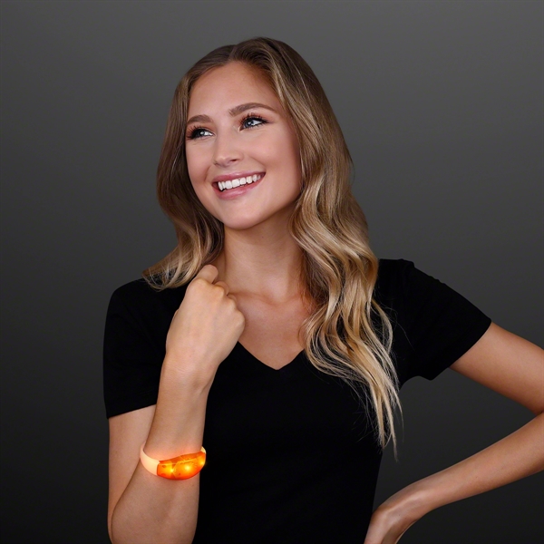 Steady LED Illumination Stretch Bracelet; Blank and Imprinted Pricing... from ASI 34194 ALightPromos