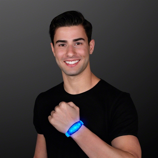 Steady LED Illumination Stretch Bracelet; Blank and Imprinted Pricing... from ASI 34194 ALightPromos