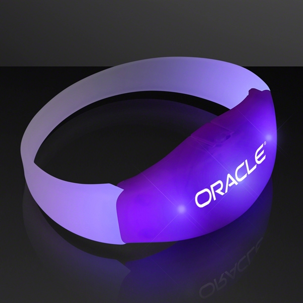 Steady LED Illumination Stretch Bracelet; Blank and Imprinted Pricing... from ASI 34194 ALightPromos
