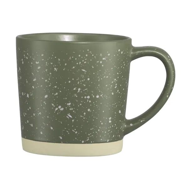 Ceramic 12 ounce mug with sandstone bottom and ear-shaped handle.... from ASI 71920 Moderne Glass Company Inc / Glass America®
