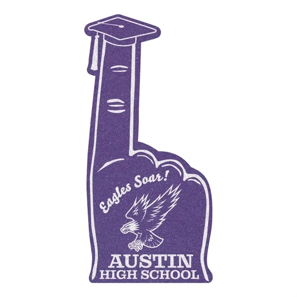 18" #1 Foam Finger with Grad Cap... from ASI 77280 Pepco Poms / Pepco Poms