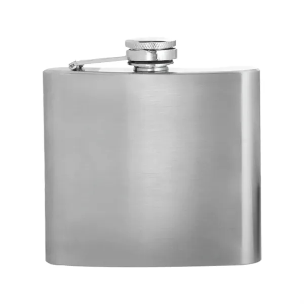 Stainless steel hinge screw hip flask, 5 oz. capacity plus 1... from ASI 37218 Athena Promo (tm)