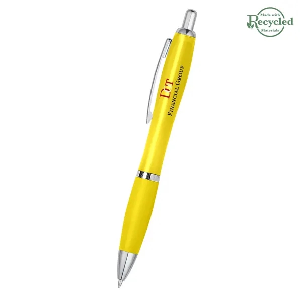 Ballpoint pen with plunger action and rubberized grip.... from ASI 61125 Hit Promotional Products / Hit®