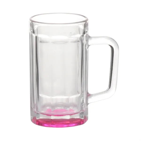 Beveled glass design beer mug of 15 oz. capacity with 1... from ASI 37218 Athena Promo (tm)