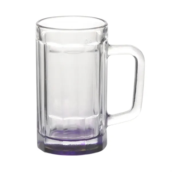 Beveled glass design beer mug of 15 oz. capacity with 1... from ASI 37218 Athena Promo (tm)