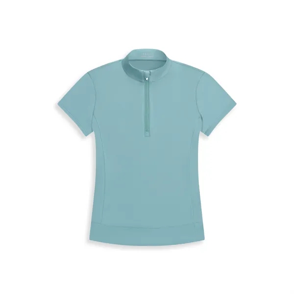 The Halley Short Sleeve Quarter-Zip is made with a technical blend... from ASI 38120 Ball Pro / Diversified Quality Kitchenware / Branded Apparel Designs