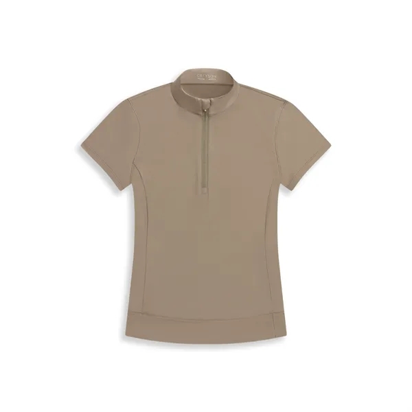 The Halley Short Sleeve Quarter-Zip is made with a technical blend... from ASI 38120 Ball Pro / Diversified Quality Kitchenware / Branded Apparel Designs