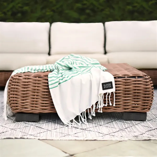 Recycled beach blanket with sand resistance.... from ASI 68507 The Magnet Group